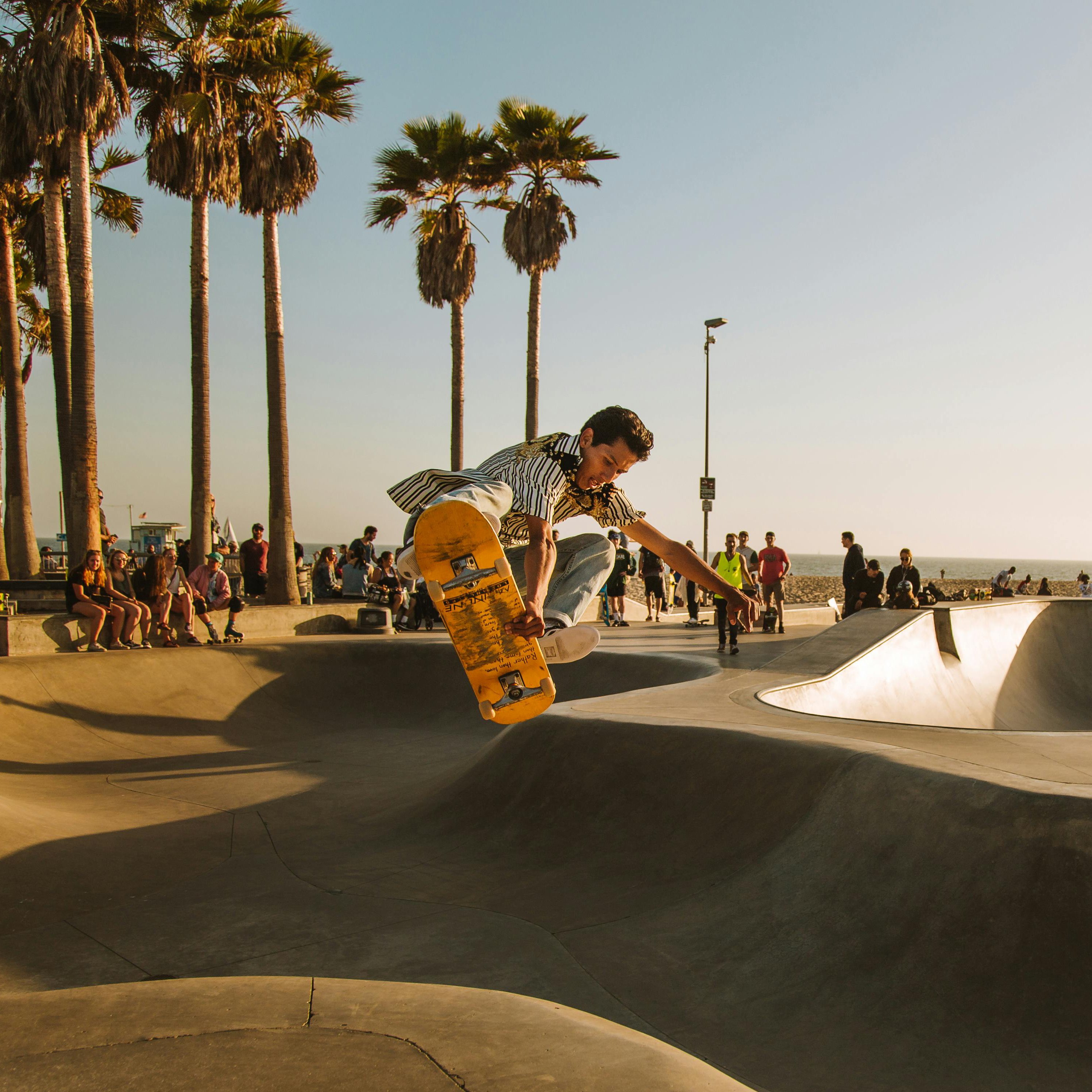 Man Performing on Skate Park