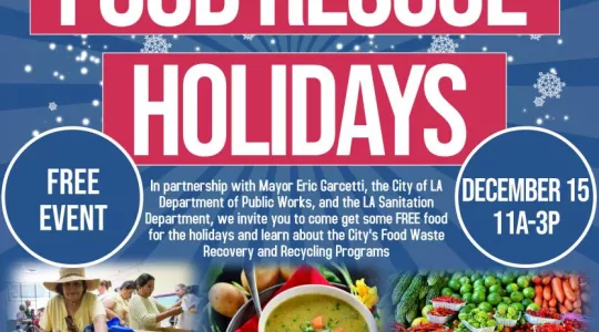 Food Rescue Holiday Flyer, event, food rescue, St. Francis