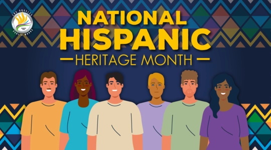 Hispanic Heritage Month graphic.