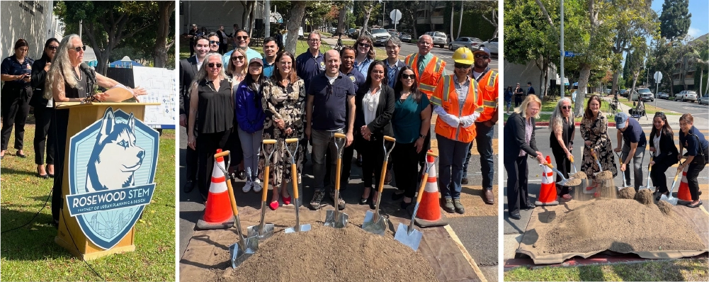 Bureau of Engineering Groundbreaking for Mid-City Greenways Project