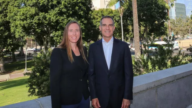 Mayor Garcetti, Urban Forestry, Trees, Rachel Malarich