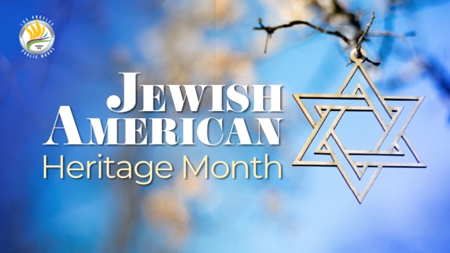 Jewish American heritage month image. 