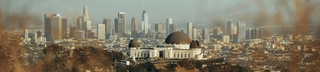 Griffith Observatory photographed from a distance
