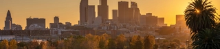 City Buildings During Sunset